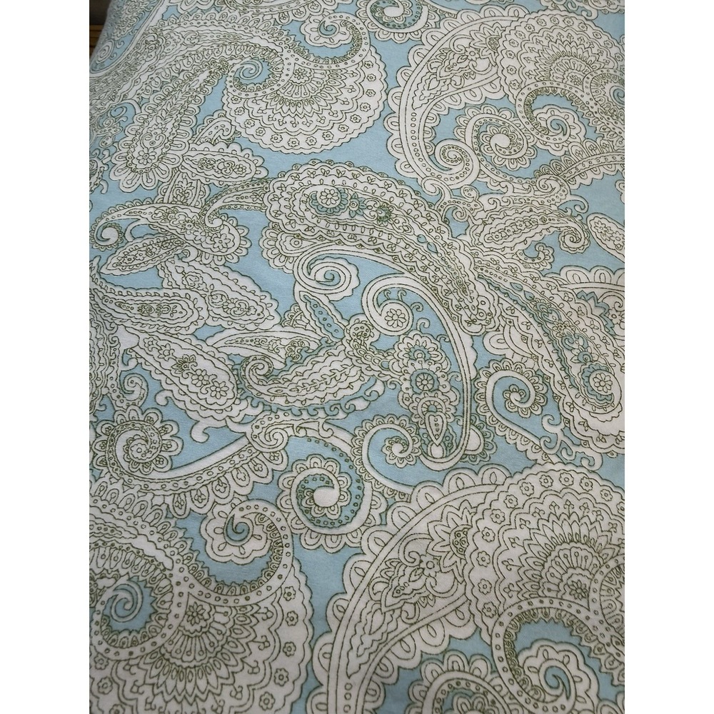 Lauren Ralph Lauren Blue Paisley Floral 4 Pc Sheets Set w/ 2 Pillowcases Queen - Picture 2 of 4